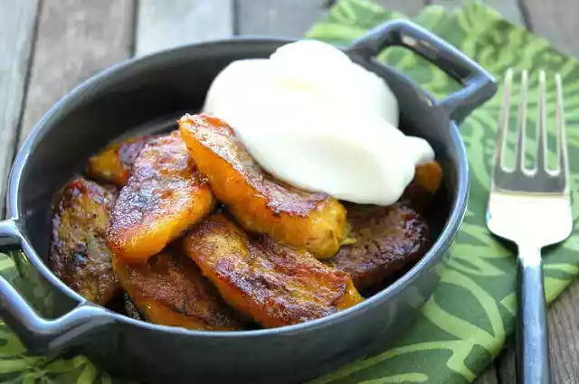 Pan-fried sweet plantains recipe