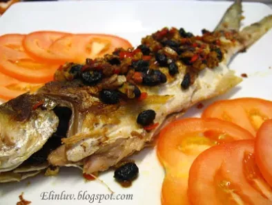 Pan Fried Threadfin Salmon With Salted Black Beans