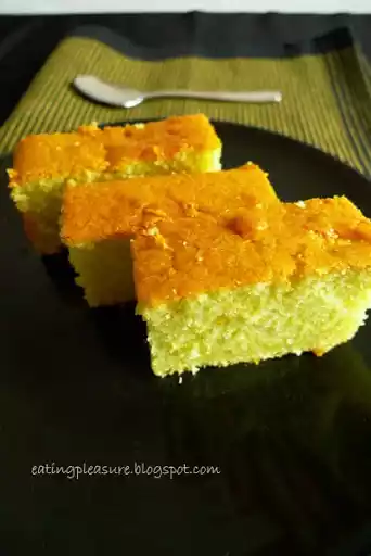 Pandan butter cake recipe