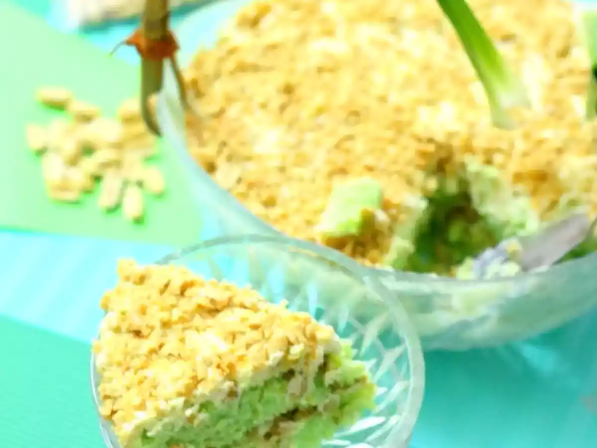 Pandan Cheese Layered Cake