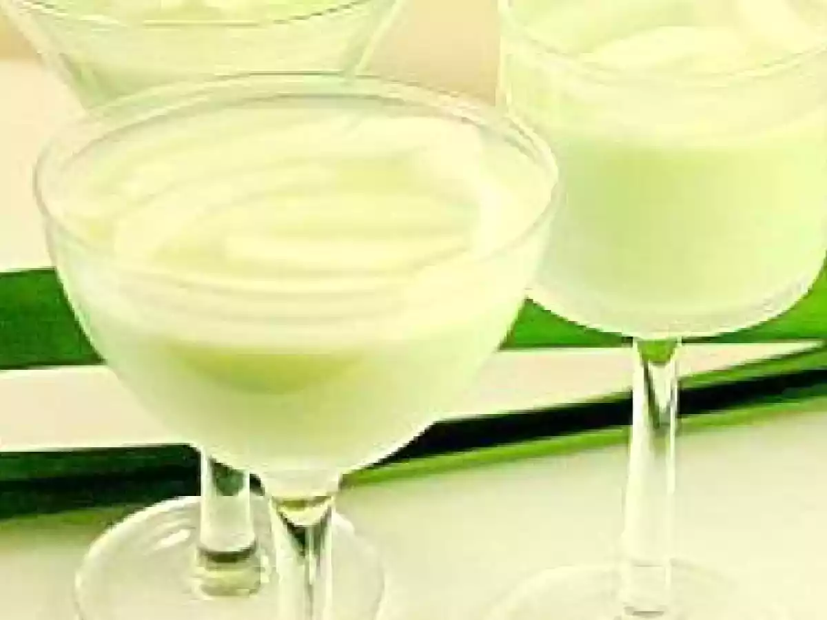 Pandan Coconut Panna Cotta