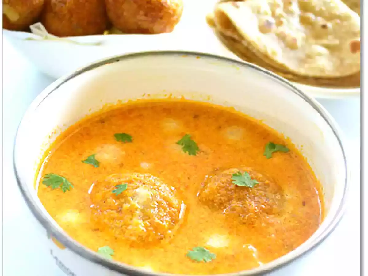Paneer stuffed Cauliflower Kofta Curry | Side dish for Chapathi - photo 2