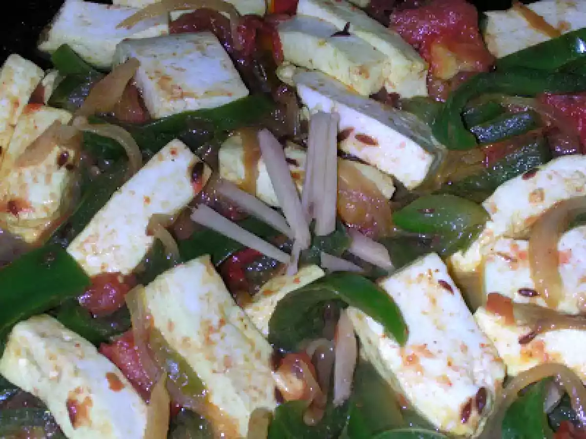 Paneer(Cottage cheese) Jalfrezi