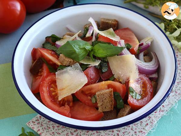 Panzanella salad - italian bread salad - photo 5