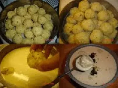 Paruppu Urundai Mor Kuzhambu (Steamed Lentil Balls in Yogurt Gravy)