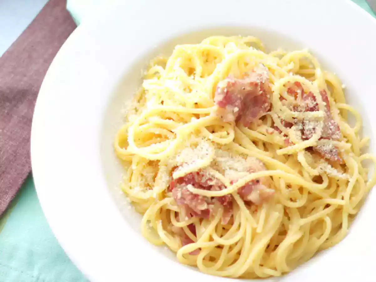 Pasta alla carbonara, the real recipe - video recipe ! - photo 2