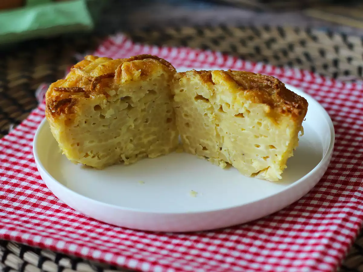 Pasta frittata in the air fryer - photo 4