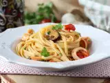 Pasta with frozen seafood, a delicious and super-quick first course, photo 3