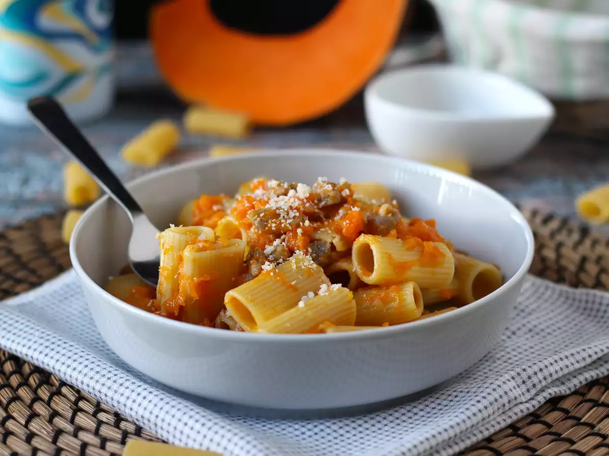 Pasta with Pumpkin and Sausage - photo 2