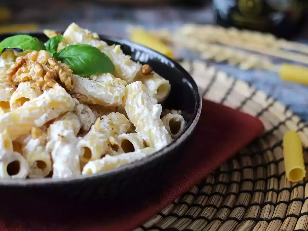 Pasta with ricotta and walnuts: creamy and crunchy - photo 5