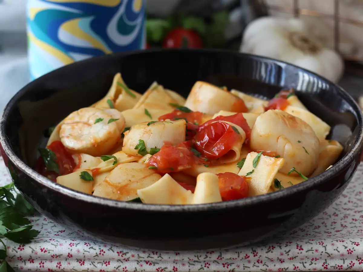Pasta with Scallops, an Elegant Seafood First Course - photo 2