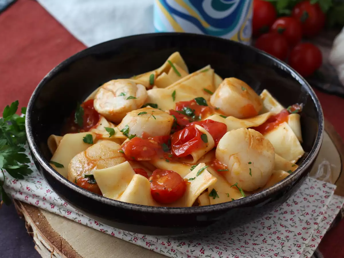 Pasta with Scallops, an Elegant Seafood First Course - photo 5