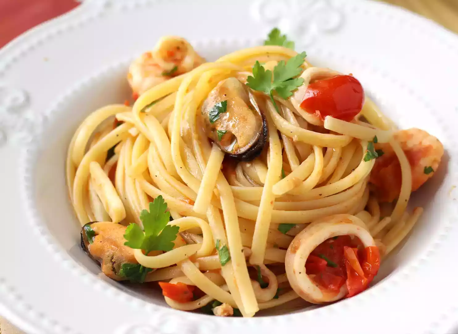 Seafood pasta recipe: delicious and quick dish