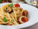 Pasta with seafood, a delicious and very quick dish, photo 1