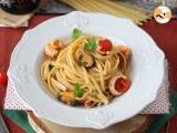 Pasta with seafood, a delicious and very quick dish, photo 2