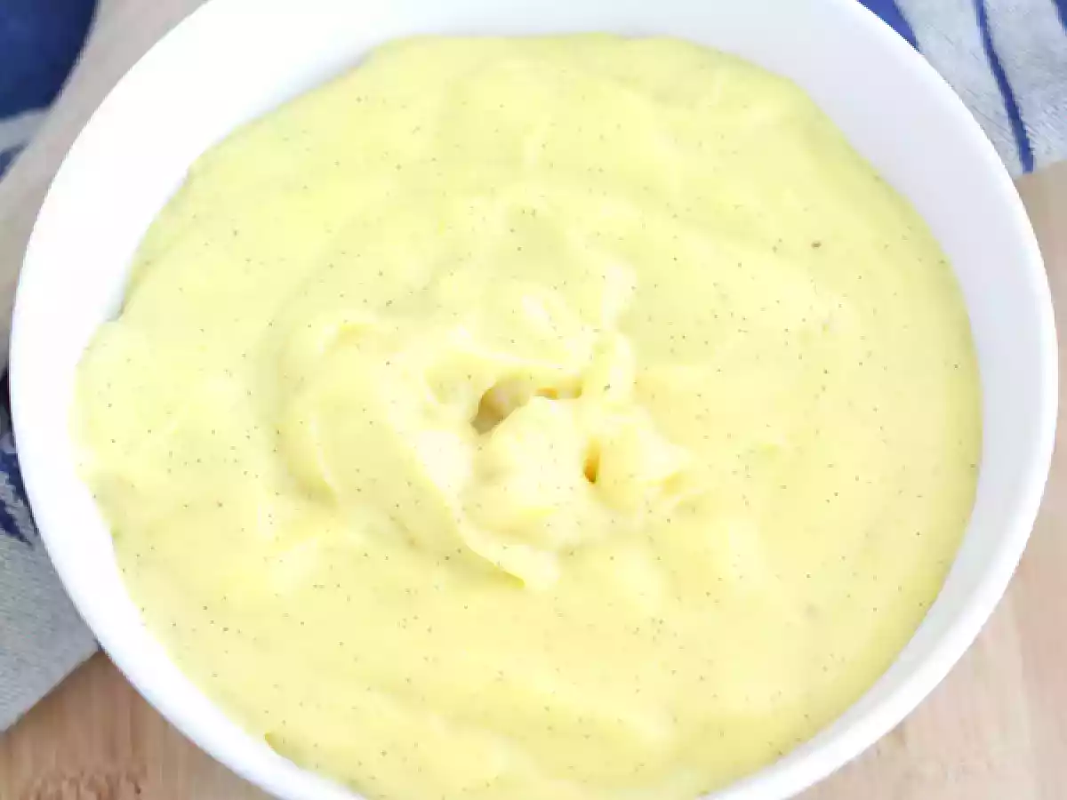 Pastry cream with vanilla - video recipe ! - photo 3