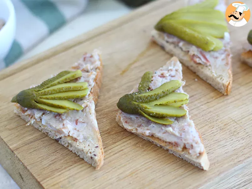 Paté and pickles toast - photo 2