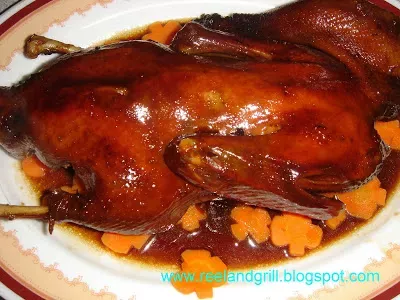 Pato tim or patuten or humbang itik (marinated duck 