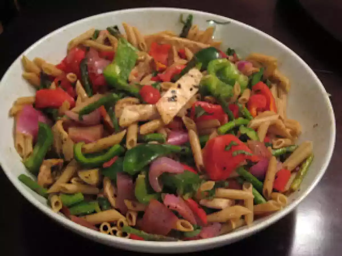 Paula Deen's Lean: Grilled Vegetable Pasta Salad