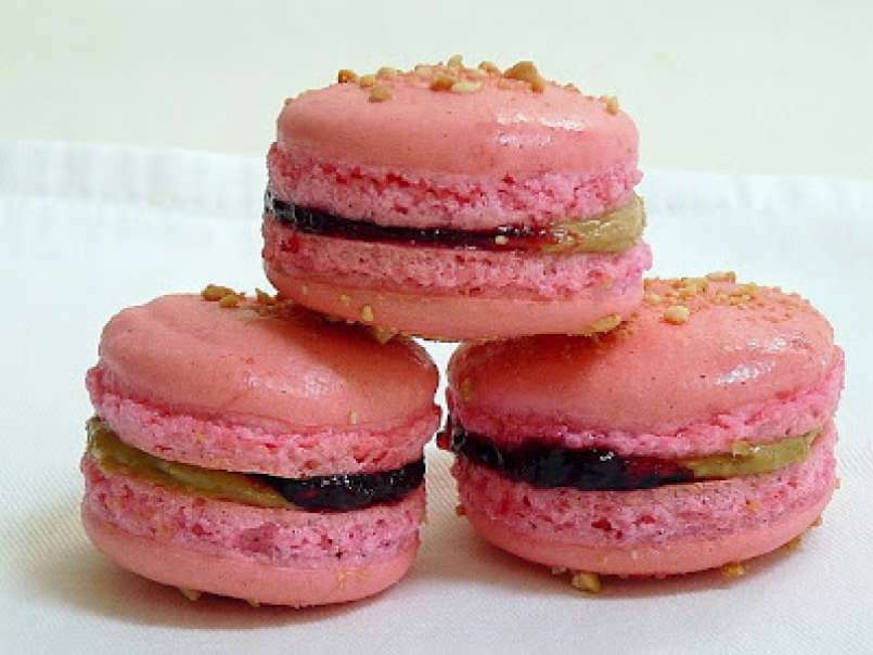 PB & J Macarons for a Very Fancy Tea Party at Mac Tweets