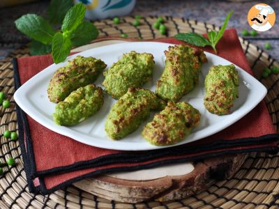 Pea and feta meatballs in air fryer: tasty and super quick to prepare!