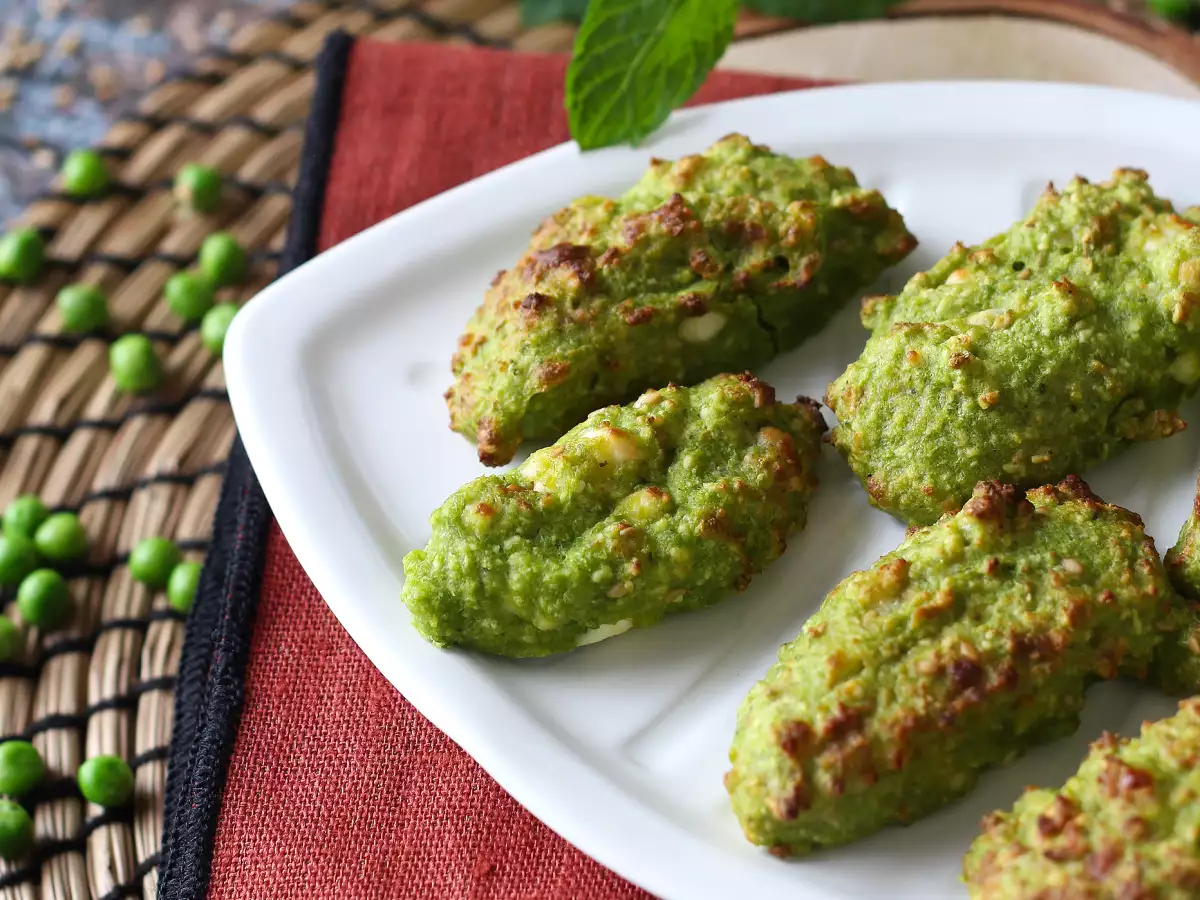 Pea and feta meatballs in the air fryer: tasty and super quick to prepare! - photo 2