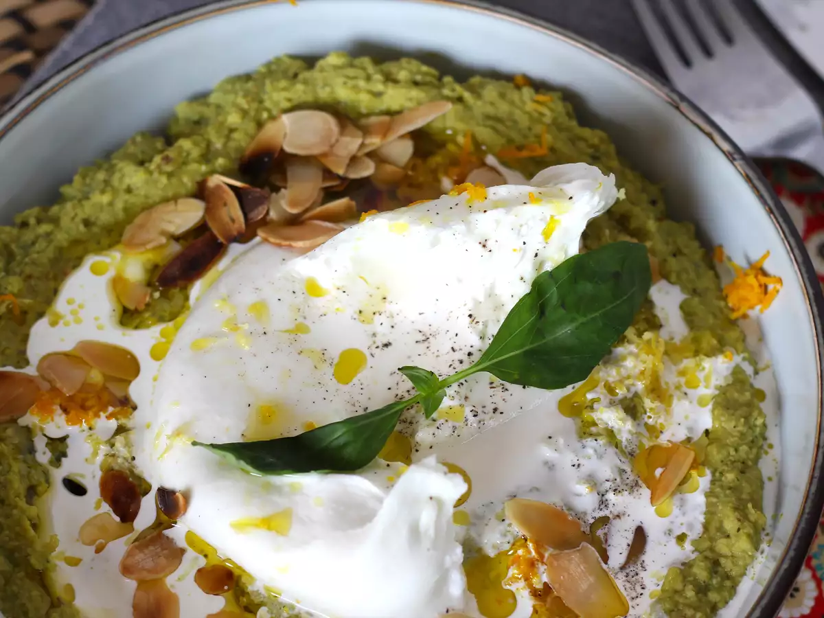 Pea dip, perfect with a creamy burrata ! - photo 3