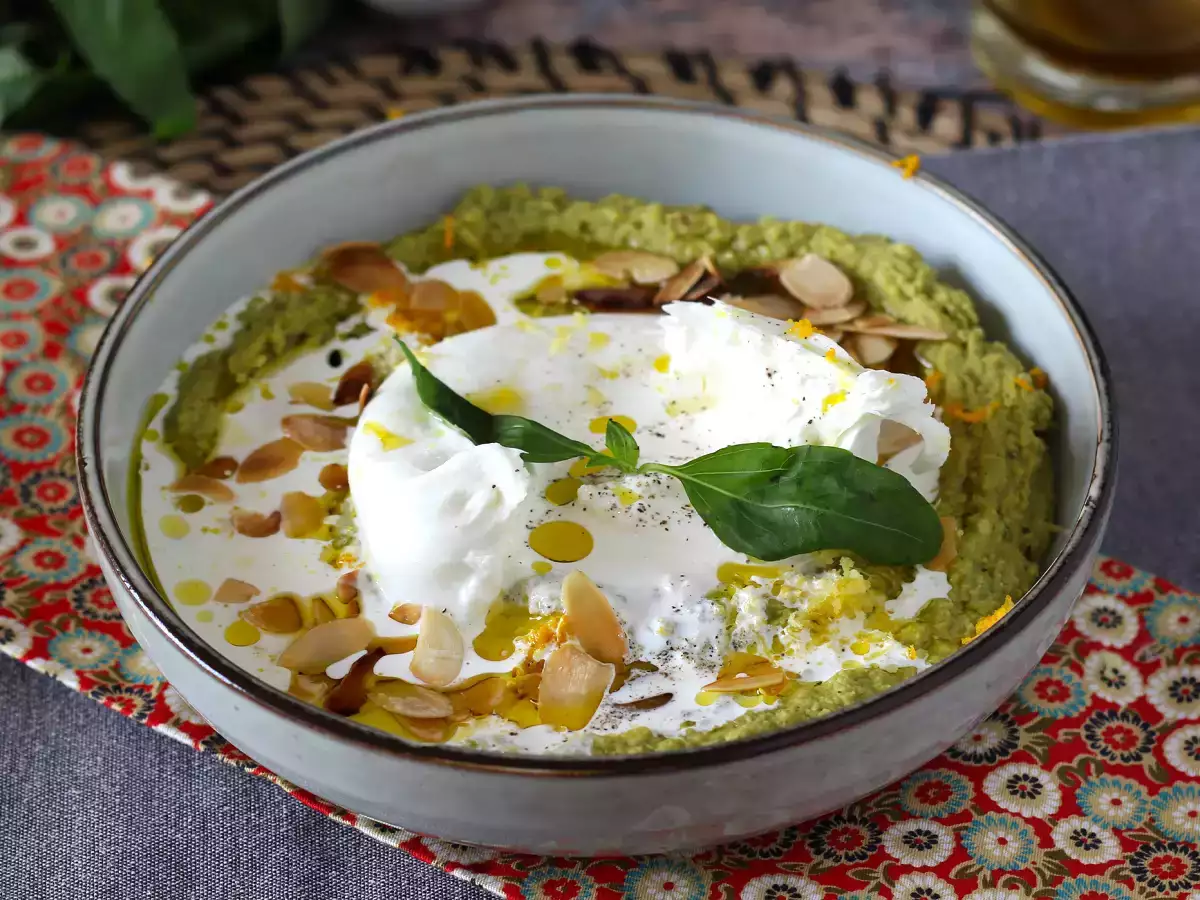 Pea dip, perfect with a creamy burrata ! - photo 4