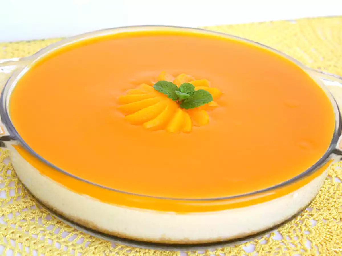 Peach & Mango Cheese Cake - photo 2