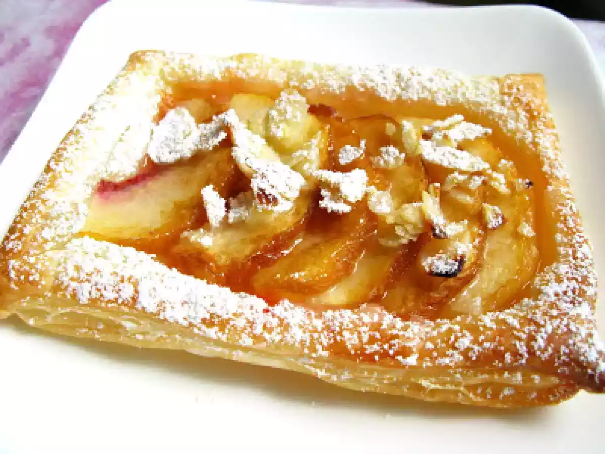 Peach Puff Pastry Tarts - photo 2