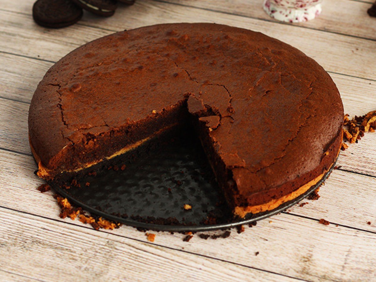 Peanut butter and Oreo brownies