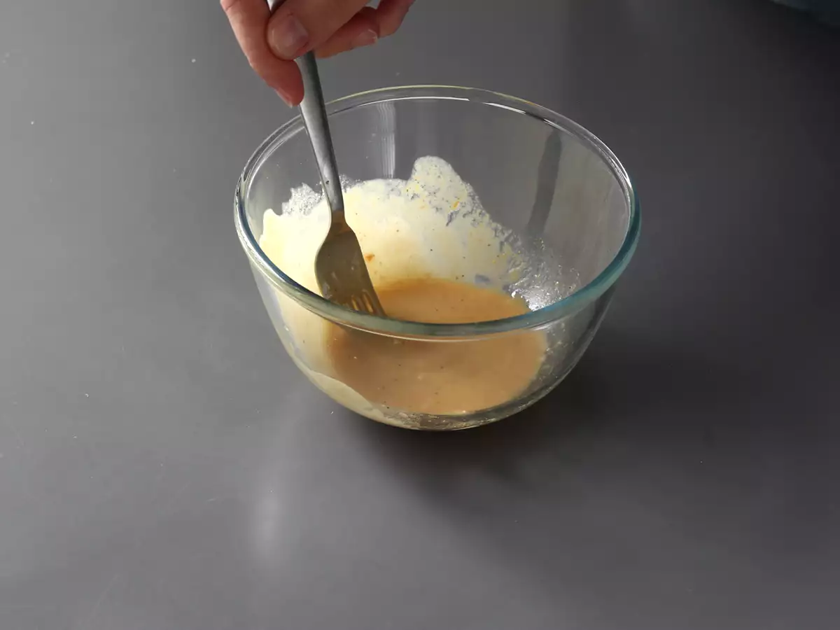 Peanut butter sauce, perfect for salads