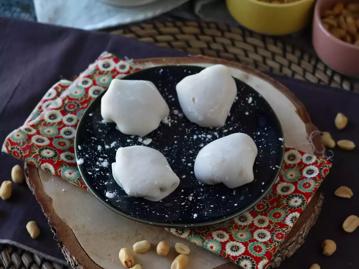 Peanut butter stuffed mochis - photo 8
