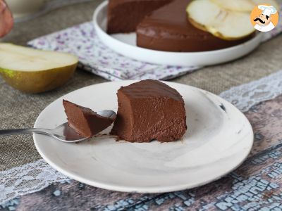 Pear and chocolate fudge, the super easy dessert with only 2 ingredients! - photo 3