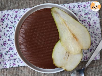 Pear and chocolate fudge, the super easy dessert with only 2 ingredients! - photo 4