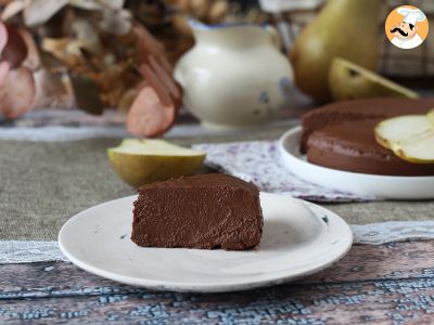 Pear and chocolate fudge, the super easy dessert with only 2 ingredients! - photo 5