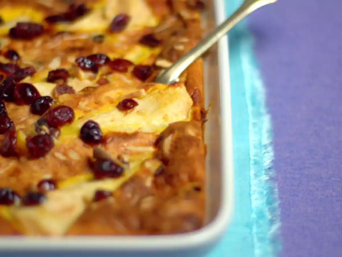 Pear Cranberry Clafoutis / Körtés Áfonyás Clafoutis
