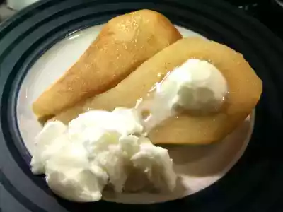 Pear flambé recipe