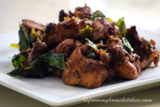 Pepper n cardamom chicken dry recipe