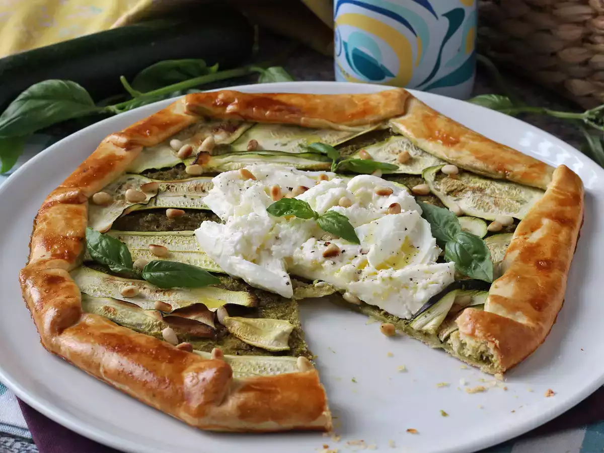Pesto and zucchini tart: an easy recipe that smells like summer! - photo 5