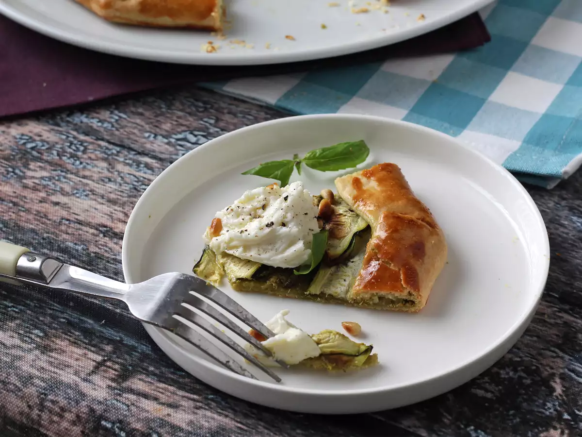 Pesto and zucchini tart: an easy recipe that smells like summer! - photo 7