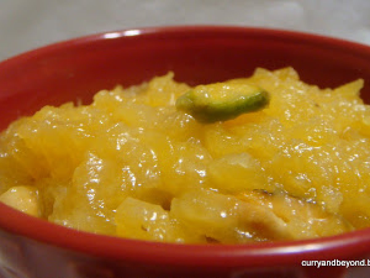 Pineapple Halwa - Pineapple Pudding