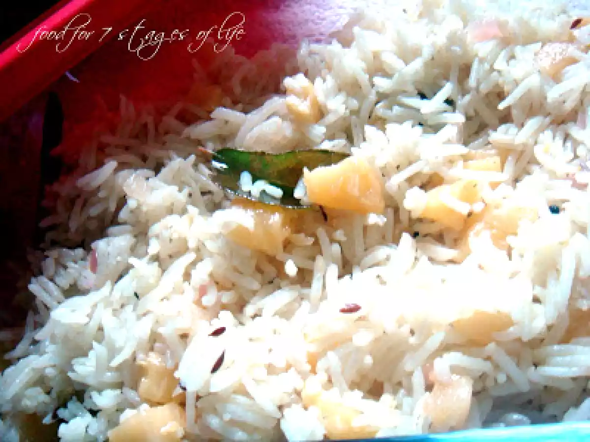 Pineapple Sadam / Annachi pazha Sadam - photo 2