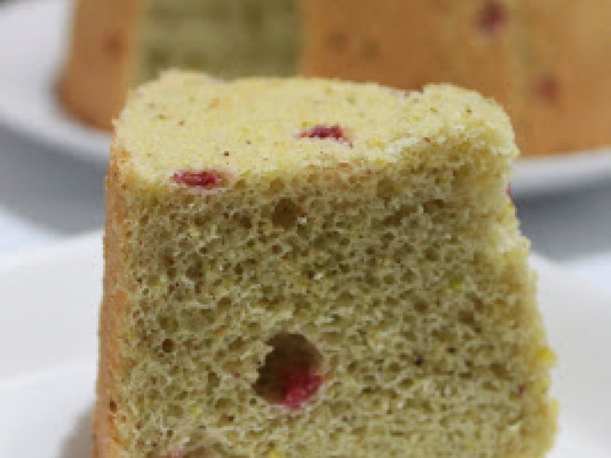 Pistachio & Raspberry Chiffon Cake @ Junko Fukuda - photo 2