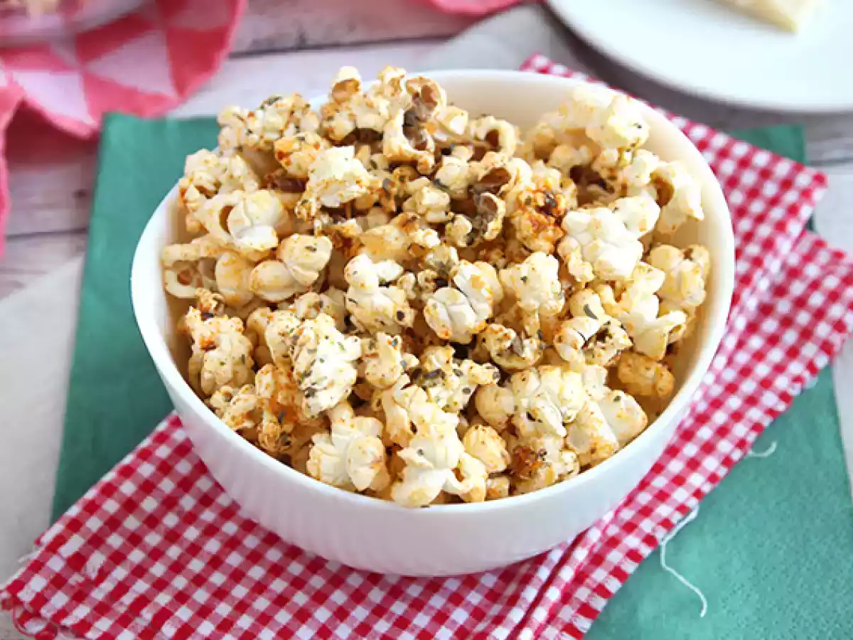 Pizza-flavored popcorn - photo 4