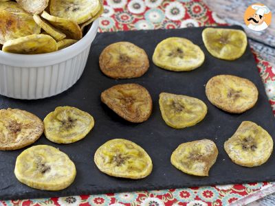 Recipe Plantain chips baked in the oven