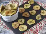 Plantain chips baked in the oven, photo 1