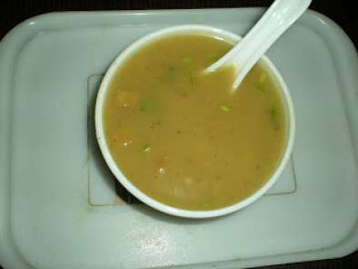 Plantain Stem Soup/Vazhaithandu Soup