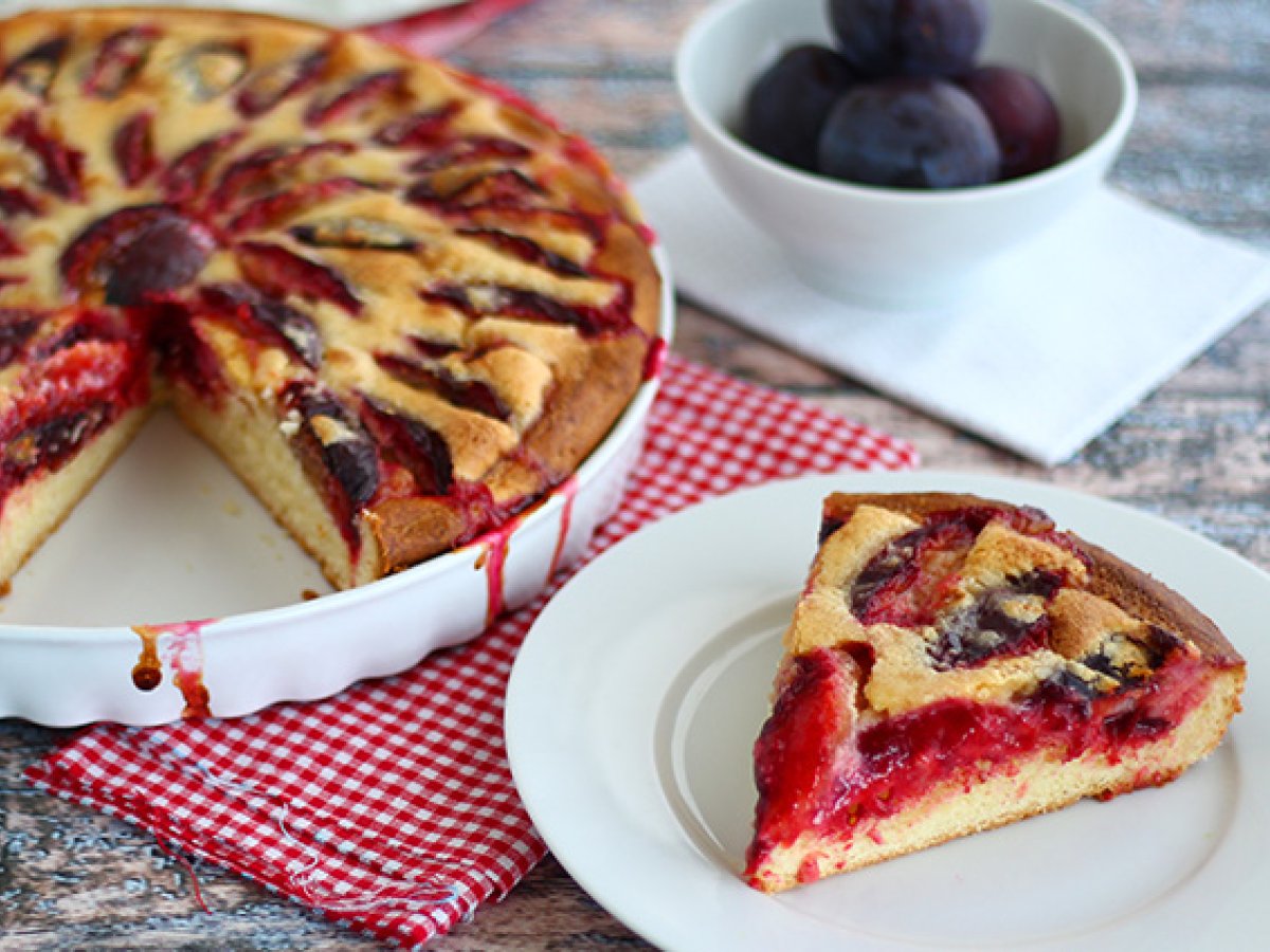 Plum brioche tart - photo 3