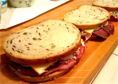Poker Night Snacks: Mini Sandwiches from Nate 'n Al's Delicatessen
